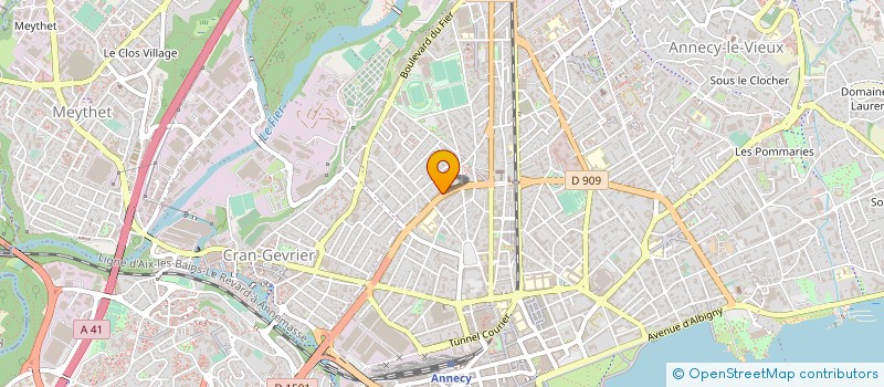 localisation de l'entreprise SYNDICAT PHARMACIENS DE L AIN  ANNECY