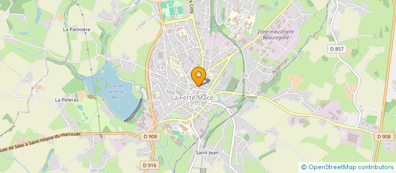 localisation de l'entreprise SYNDICAT PHARMACIENS DE L ORNE à LA FERTE MACE