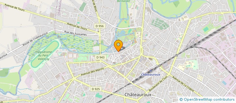 localisation de l'entreprise SYNDICAT PHARMACIENS L'INDRE à CHATEAUROUX