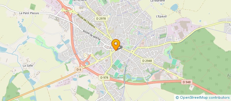 localisation de l'entreprise SYNDICAT POUR LA GESTION EN TANT QU'ORGANISATEUR SECONDAIRE DU TRANSPORT SCOLAIRE VERS LES ETABLISSEMENTS SCOLAIRES D'AI à AIZENAY