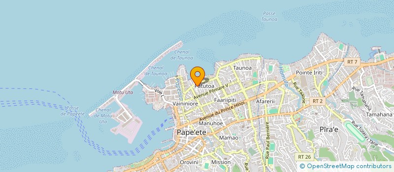 localisation de l'entreprise SYNDICAT POUR LA PROMOTION DES COMMUNES DE POLYNESIE FRANCAISE à PAPEETE
