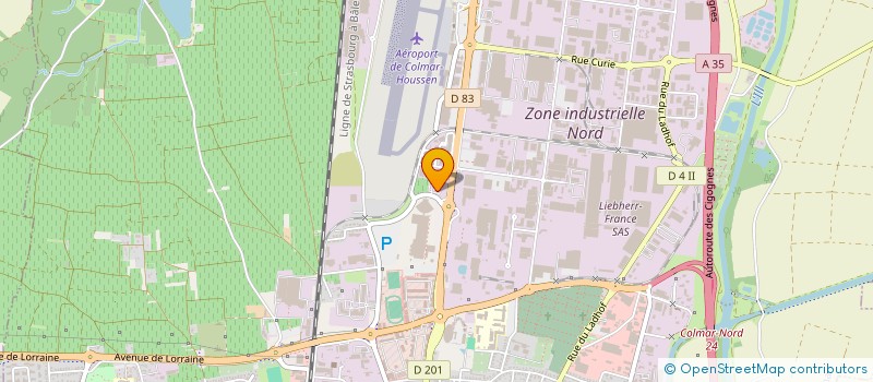 localisation de l'entreprise SYNDICAT PRODUCTEURS DE CREMANT D'ALSACE  COLMAR