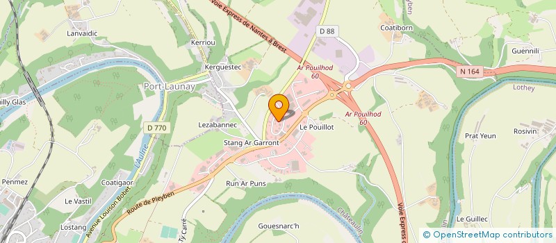 localisation de l'entreprise SYNDICAT PRODUCTEURS DE PORCS BRETONS à CHATEAULIN