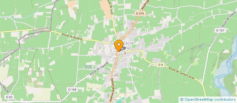 localisation de l'entreprise SYNDICAT PROF AUTON GEST FISC AGRIC à SAINTE-CECILE-LES-VIGNES