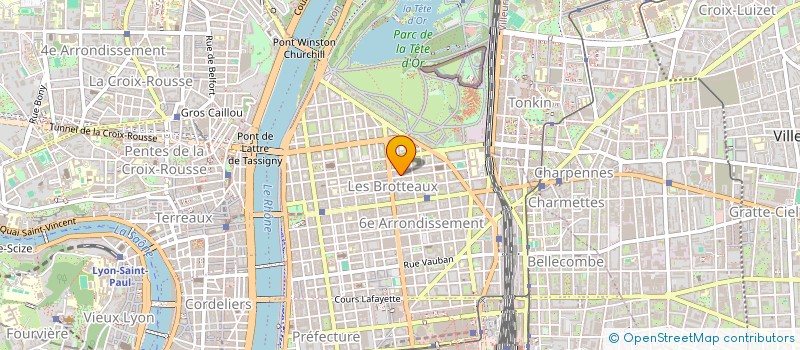 localisation de l'entreprise SYNDICAT PROF COMPAGNIE EXPERT AGREE  LYON