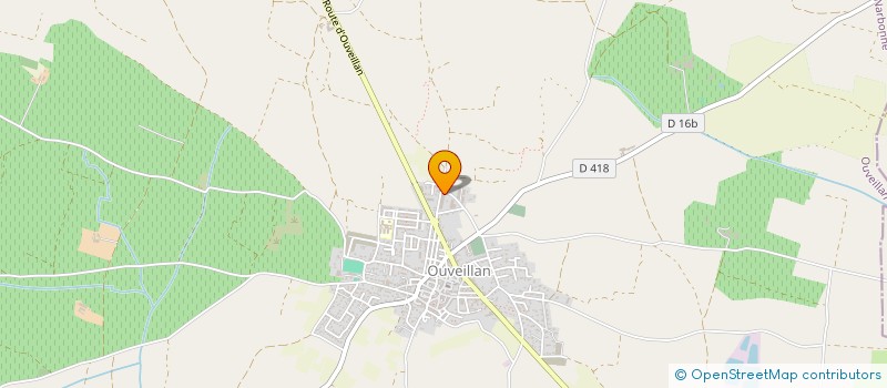 localisation de l'entreprise SYNDICAT PROFES DES VIGNERONS  OUVEILLAN  OUVEILLAN