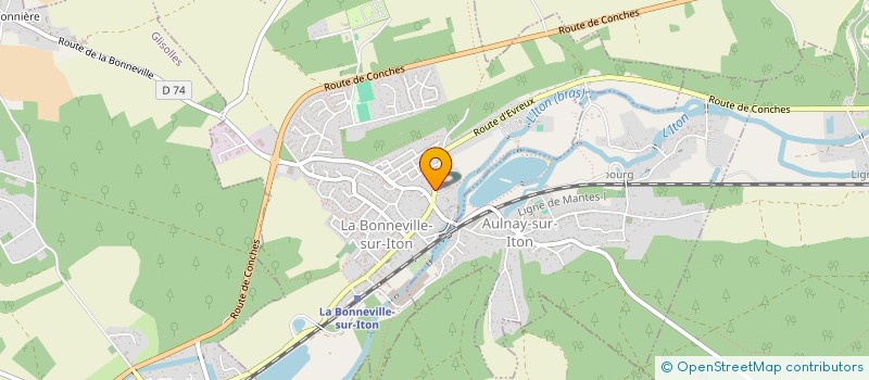 localisation de l'entreprise SYNDICAT PROFESS DE L ANTIQUITE ET BROCA  LA BONNEVILLE-SUR-ITON