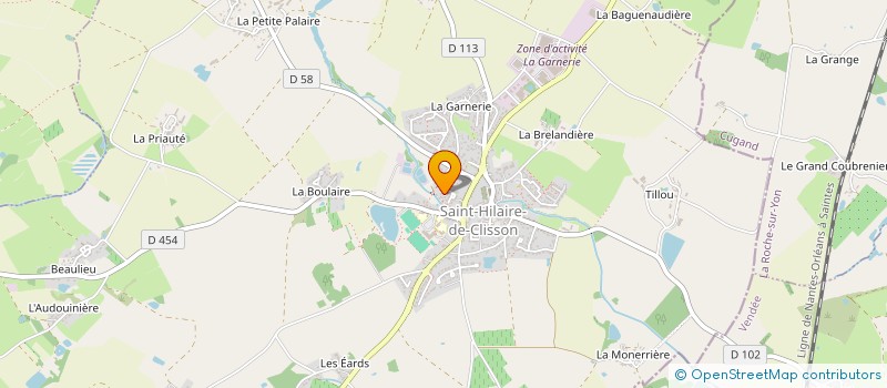 localisation de l'entreprise SYNDICAT PROFESSIO BETAIL LA à CLISSON