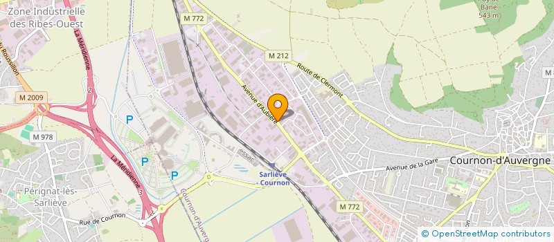 localisation de l'entreprise SYNDICAT PROFESSION GERANT MANDATAIRE à COURNON-D'AUVERGNE