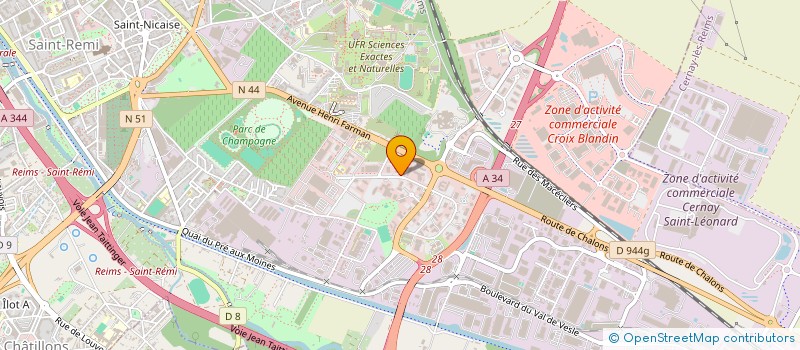 localisation de l'entreprise SYNDICAT PROFESSIONNEL APPROVISIO SEMENC à REIMS