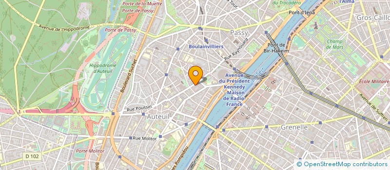 localisation de l'entreprise SYNDICAT PROFESSIONNEL DES MAITRES D'HOTEL D'EXTRA  PARIS