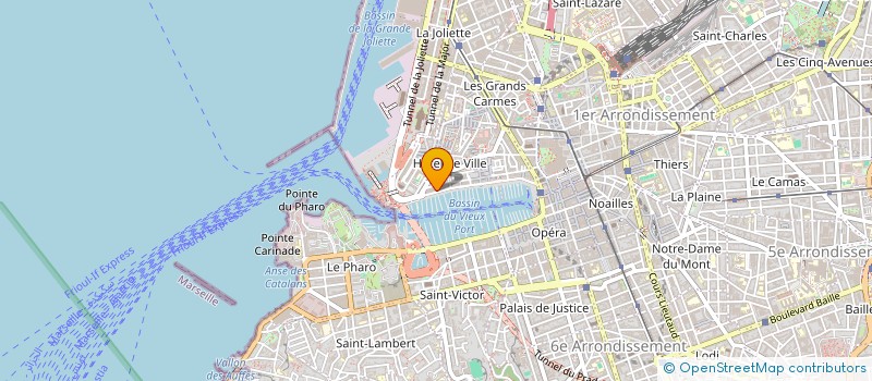 localisation de l'entreprise SYNDICAT PROFESSIONNEL DES PILOTES DES PORTS DE MARSEILLE ET DU GOLFE DE FOS à MARSEILLE
