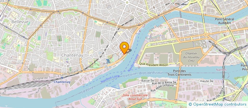 localisation de l'entreprise SYNDICAT PROFESSIONNEL DES PILOTES DU SIMULATEUR DE L'ATLANTIQUE DE BRETAGNE ET D'OUTRE-MER à NANTES