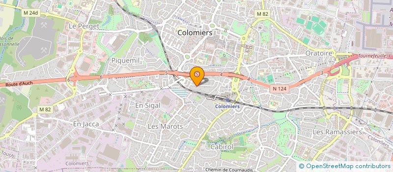 localisation de l'entreprise SYNDICAT PROFESSIONNEL SERVICES A LA PERSONNE à COLOMIERS