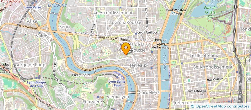 localisation de l'entreprise SYNDICAT PROFESSIONNEL SOCIO EDUCATIF SAINT CHARLES  LYON