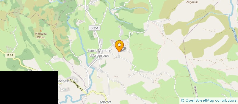 localisation de l'entreprise SYNDICAT PROFESSIONNEL VALLEE D'ARBEROUE PARAPENTE  SAINT-MARTIN-D'ARBEROUE