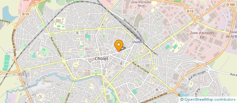 localisation de l'entreprise SYNDICAT PROPRIETAIRES LA RESIDENCE à CHOLET