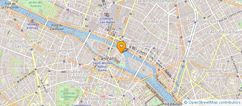 localisation de l'entreprise SYNDICAT QUAI DES FLEURS  PARIS