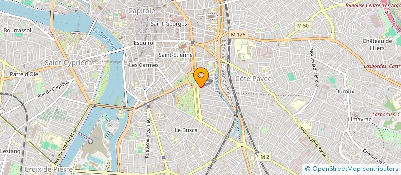 localisation de l'entreprise SYNDICAT REGIONAL DES ENTREPRENEURS DE TRAVAUX PUBLICS DE MIDI PYRENEES à TOULOUSE
