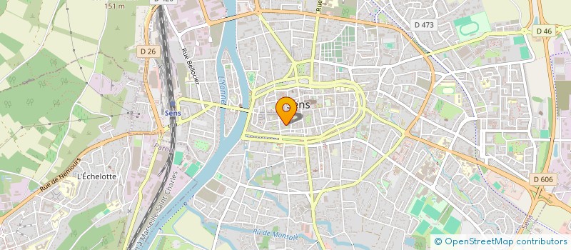 localisation de l'entreprise SYNDICAT REGIONAL DES ORTHOPHONISTES DE BOURGOGNE à SENS