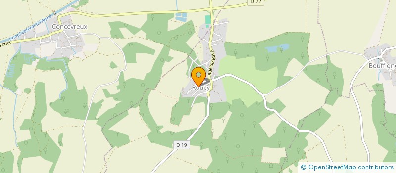 localisation de l'entreprise SYNDICAT REGROUP SCOLAIRE LES PONCEAUX  ROUCY