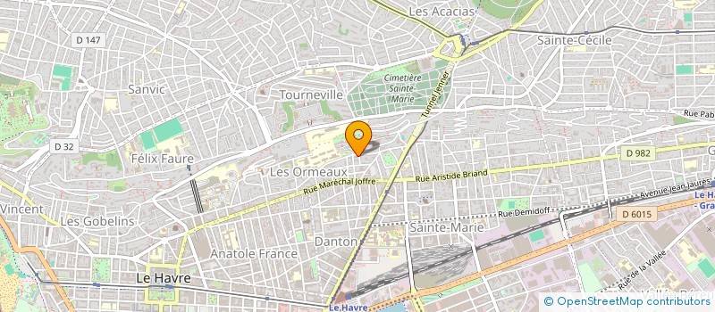 localisation de l'entreprise SYNDICAT REINE BERTHE à LE HAVRE