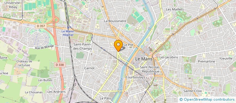 localisation de l'entreprise SYNDICAT RESIDENCE 30 R MONTOISE  LE MANS