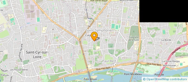 localisation de l'entreprise SYNDICAT RESIDENCE BEL AGE  TOURS