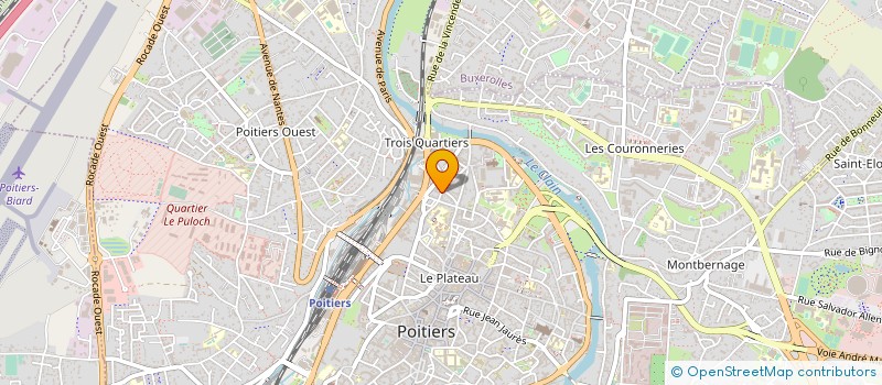 localisation de l'entreprise SYNDICAT RESIDENCE DES CARMELITES  POITIERS