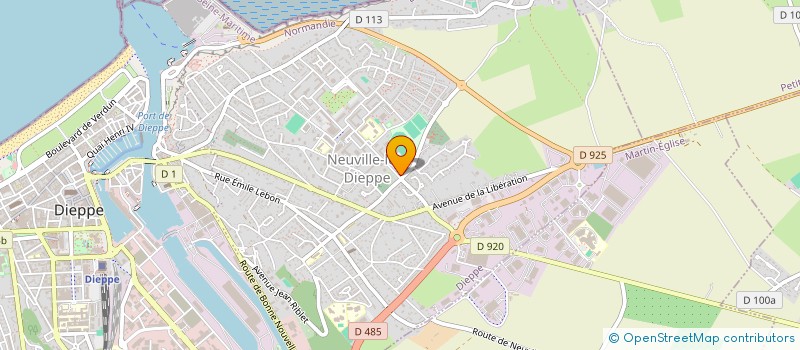 localisation de l'entreprise SYNDICAT RESIDENCE HECTOT MALOT  DIEPPE