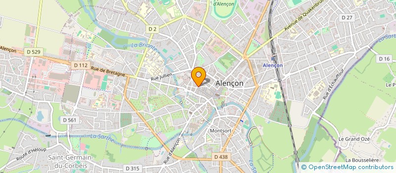 localisation de l'entreprise SYNDICAT RESIDENCE HOTEL LIBERT à ALENCON
