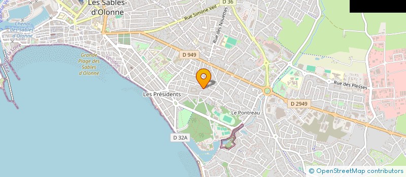 localisation de l'entreprise SYNDICAT RESIDENCE LE PRINTEMPS à LES SABLES D'OLONNE