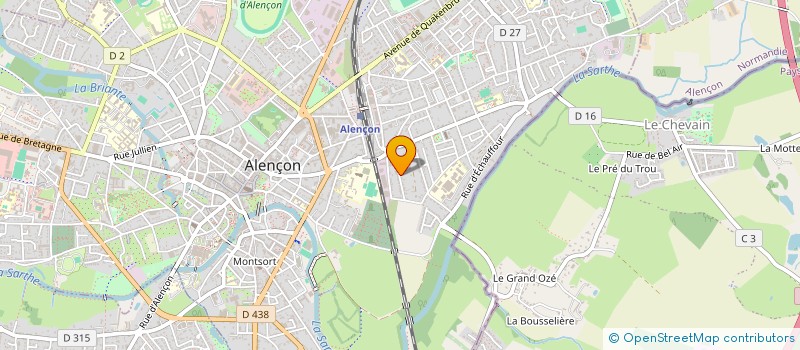 localisation de l'entreprise SYNDICAT RESIDENCE LOUIS ROUSIER à ALENCON