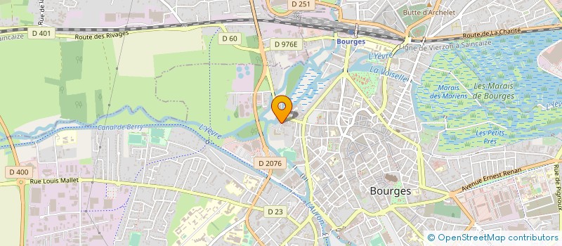 localisation de l'entreprise SYNDICAT RESIDENCE MOULIN SAINT SULPICE  BOURGES