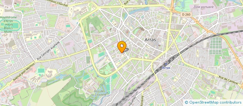 localisation de l'entreprise SYNDICAT ROHART COURTIN 10 ARRAS à ARRAS