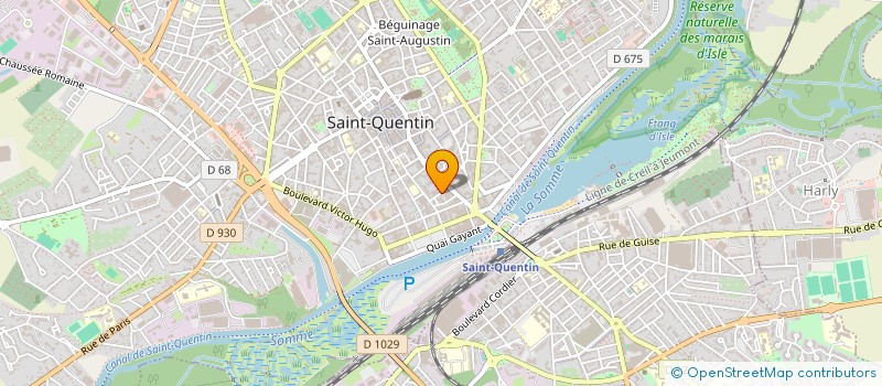 localisation de l'entreprise SYNDICAT RUE BISSON à SAINT-QUENTIN