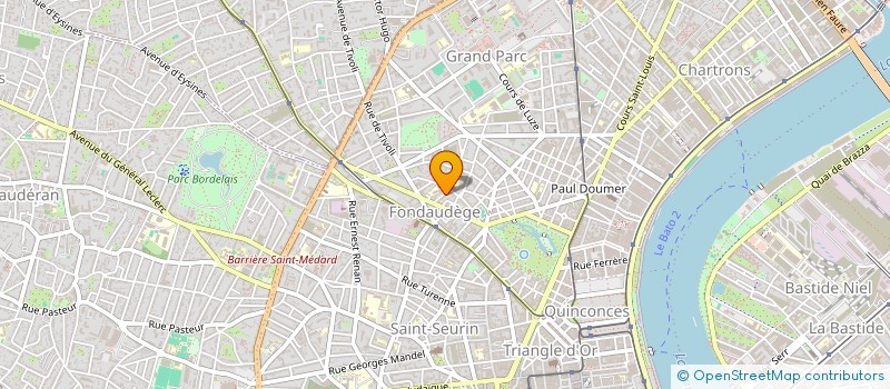 localisation de l'entreprise SYNDICAT RUE CASSIGNOL  BORDEAUX