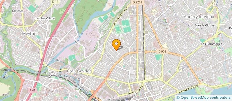 localisation de l'entreprise SYNDICAT SALAISONNIERS DES DEUX SAVOIES  ANNECY