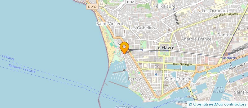 localisation de l'entreprise SYNDICAT SAUVETEURS à LE HAVRE