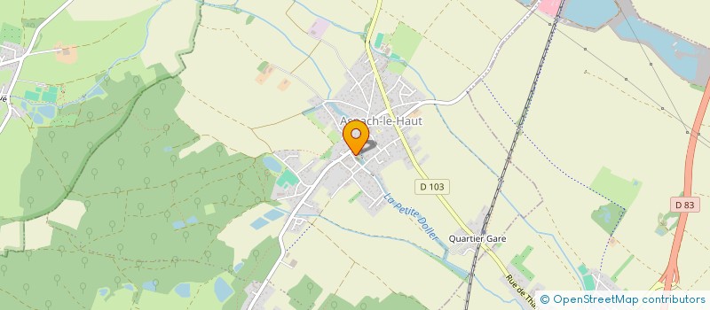 localisation de l'entreprise SYNDICAT SCOLAIRE DE LA PETITE DOLLER DES COMMUNES D'ASPACH-LE-BAS, SCHWEIGHOUSE/THANN, ASPACH-MICHELBACH  ASPACH-MICHELBACH