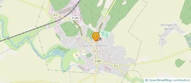 localisation de l'entreprise SYNDICAT SCOLAIRE DU TARDENOIS  FERE-EN-TARDENOIS