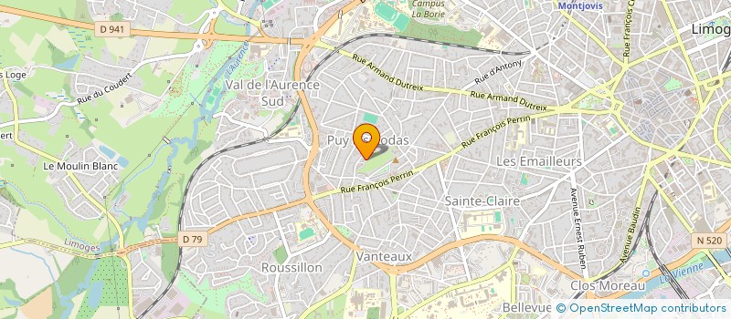 localisation de l'entreprise SYNDICAT SECONDAIRE D IMMEUBLE à LIMOGES