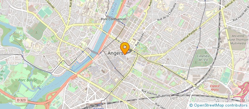 localisation de l'entreprise SYNDICAT SERVICES CFDT 49 à ANGERS