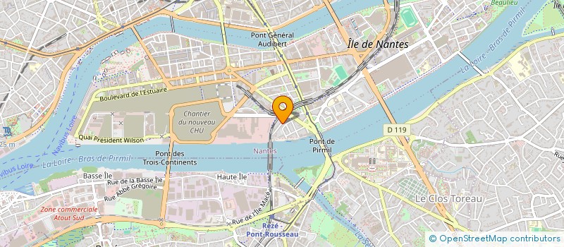 localisation de l'entreprise SYNDICAT SERVICES SANTE ET SOCIAUX CFDT à NANTES