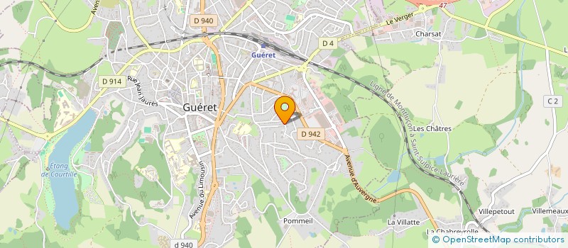 localisation de l'entreprise SYNDICAT SNUTER 23-FSU DE LA CREUSE à GUERET