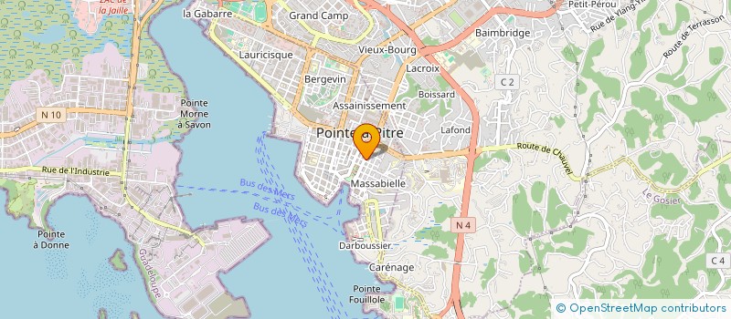 localisation de l'entreprise SYNDICAT SOCOGAR à POINTE A PITRE