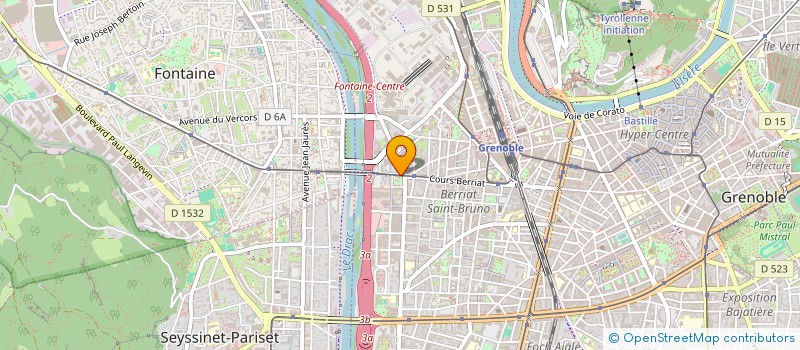 localisation de l'entreprise SYNDICAT SOLIDAIRES UNITAIRES DEMOCRATIQUES LUTTE DE CLASSES EDUCATION  GRENOBLE