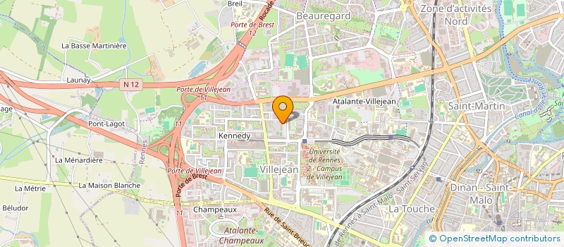 localisation de l'entreprise SYNDICAT SUD CT 35  RENNES