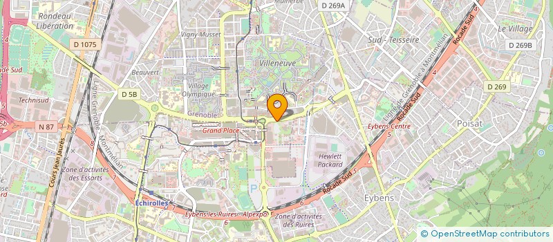 localisation de l'entreprise SYNDICAT SUD ENERGIE EDF DTG  GRENOBLE