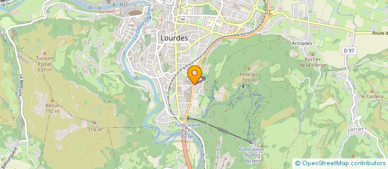 localisation de l'entreprise SYNDICAT SUD OUEST  LOURDES